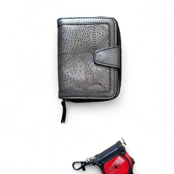 Burberry | Perforated Leather Morley Mini Wallet - Picture 5 of 6